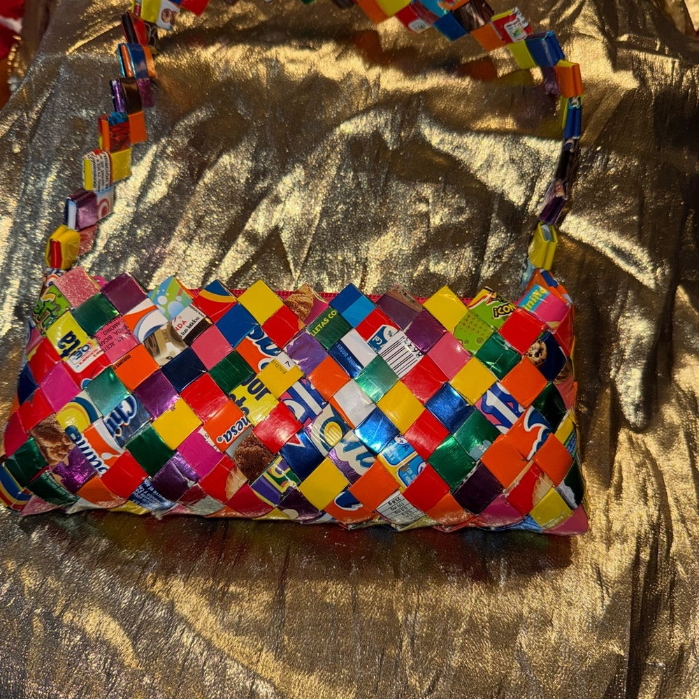 Colorful Woven Women's Bag